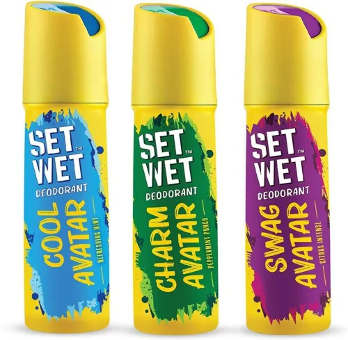 Image of Set Wet Cool Charm Swag Deodorant Po3