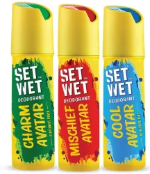 Set Wet Deodorant Body Spray for Men – Cool
