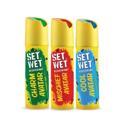 Set Wet Deodorant & Body Spray Perfume
