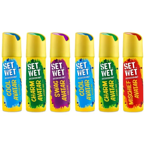 Image of Set Wet Deodorant Fresh Spray Perfume Cool & SET WET Deodorant Spray Perfume for Men Cool, 1 Count
