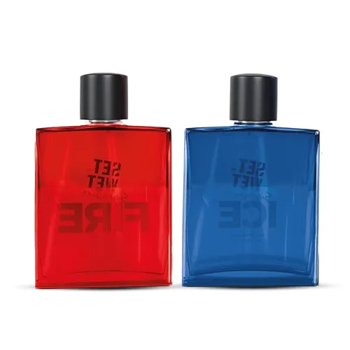 Image of Set Wet Perfume for Men ICE & FIRE 100ml X 2 Packs