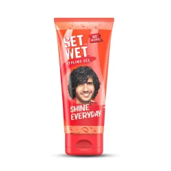 Set Wet Styling Hair Gel for Men - Shine Everyday, 50gm | Light Hold
