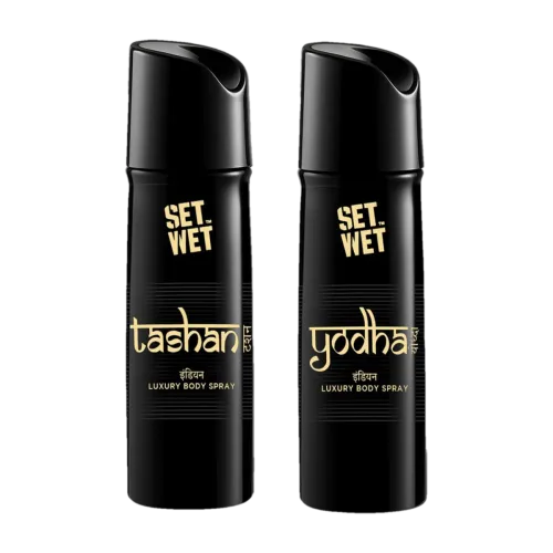 Image of SET WET Yodha & Tashan Deodorant Spray 300ml Pack of 2