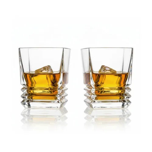 Image of Set of 2 Whiskey Glasses, 300ml 