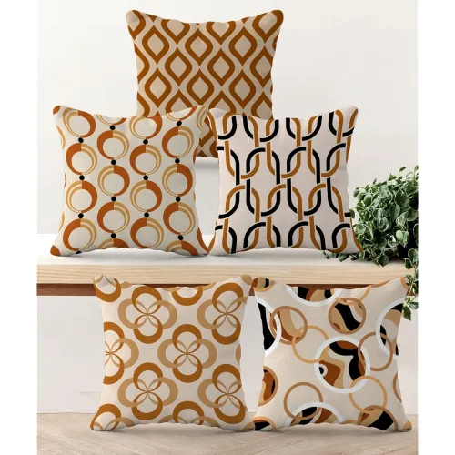 Image of Set of 5 Designer Decorative Throw Pillow