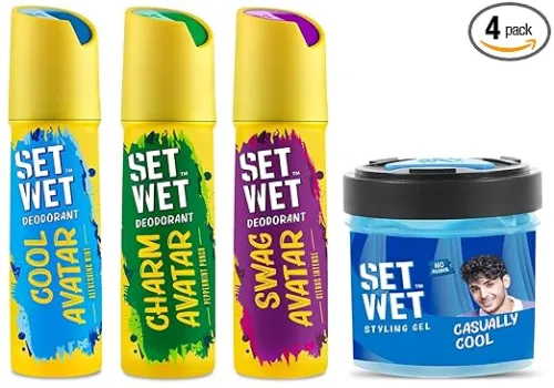 Image of Set Wet Deodorant Spray Perfume, 150ml, Po3