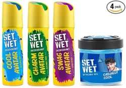 Set Wet Deodorant Spray Perfume, 150ml, Po3