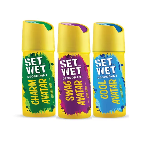 Image of Set Wet Men Avatar Deodorant Trio 180 ml each