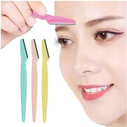 SEUNG Womens Eyebrow Razor Facial Hair Removal Tool - Pack of 3