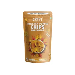 Sevens Crest Chickpea Popped Chips Magic Masala (3 x 35g)