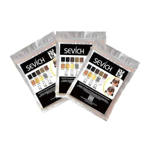 Image of Sevich All Hair Building Fiber Refill Bag (75 g, Black) - Pack of 3