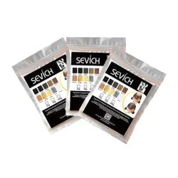 Sevich All Hair Building Fiber Refill Bag (75 g, Black) - Pack of 3