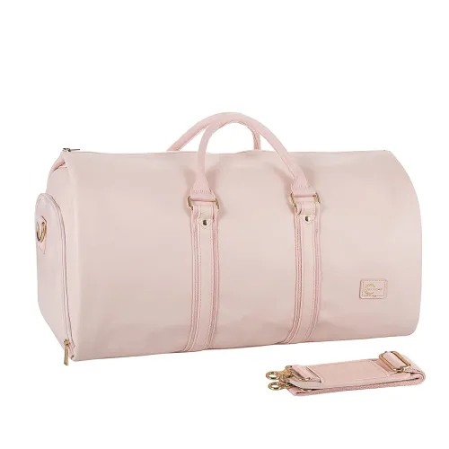 Image of Seyfocnia Convertible Leather Carry-On Garment Bag