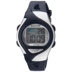 SF Digital Dial Blue Plastic Strap Unisex Watch - NT87011PP03