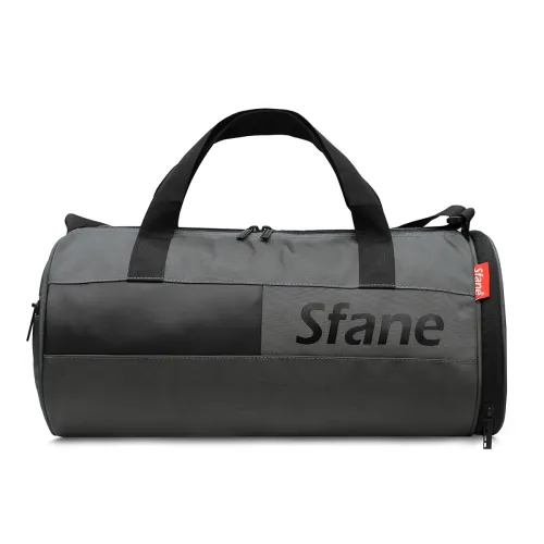 Image of Sfane Polyester Grey Duffle/Shoulder/Gym Bag for Men & Women with Separate Shoe Compartment