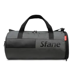 Sfane Polyester Grey Duffle/Shoulder/Gym Bag for Men & Women with Separate Shoe Compartment