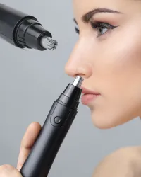 Sffizeex Nose Hair Trimmer, Ear and Nose Hair Trimmer for Men Women Cordless