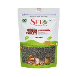 SFT Premium Chia Seeds 1 Kg, I Seeds for Eating | Seeds for Weight Management | Rich in Calcium, Omega-3, Protein, Fibre, & Non GMO (Pack of 1)