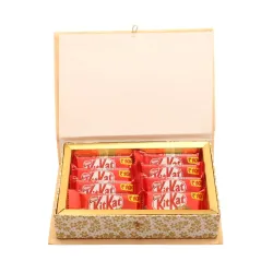 SFU E Com Overloaded Crunchy Kitkat Chocolate Box | Chocolate Gift Hamper For Rakhi, Diwali, Christmas, New Year, Birthday, Anniversary | 8 Chocolates,219 Gm