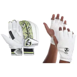 SG Ecolite Cricket RH Batting Gloves, Junior Color May Vary Campus Inner Gloves, Junior (Colour May Vary)