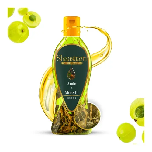 Image of Shaastram Amla & Mulethi Herbal hair Oil 180ml
