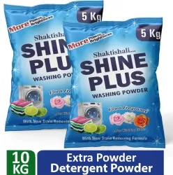 Shaktishali SHINE PLUS Detergent Powder, 10 kg