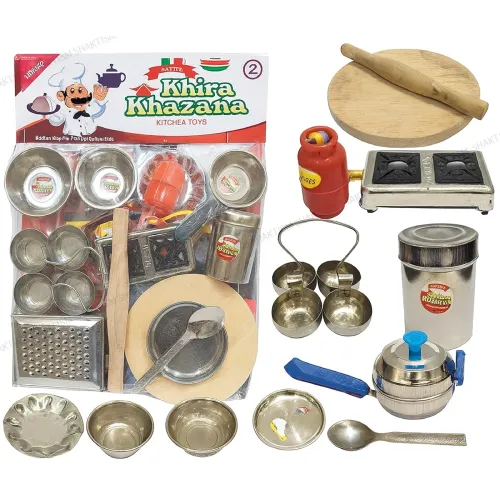 Image of SHAKTISM Steel Kitchen Set Toys