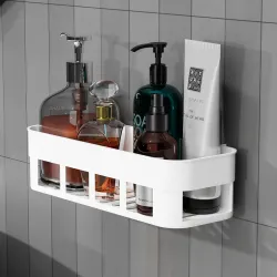 SHALVI Wall Mounted Plastic Bathroom Shelf/Wall Shelf/Wall Mounted Shelf/Self