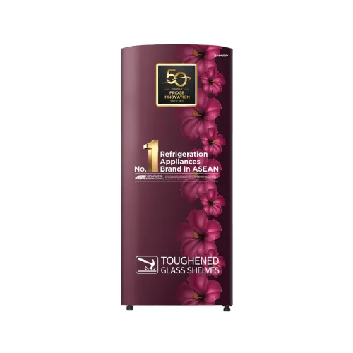 Image of Sharp 187L 2 Star Single Door Refrigerator (SJ-DF207N2-PRR)