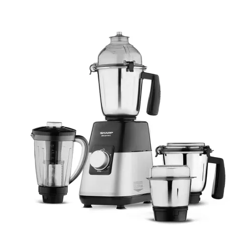 Image of SHARP Juicer Mixer Grinder 750W – 4 Jars, 2024 Model (Silver)