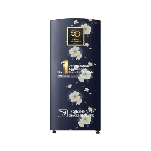 Image of SHARP 187 L Direct Cool Single Door 2 Star Refrigerator | Glass Shelves| 2.25L Bottle Space | Japan 7 Shield Protection 