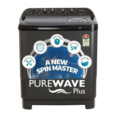 Image of SHARP 8.0 kg, 5 star Semi-Automatic Top Loading Washing Machine 