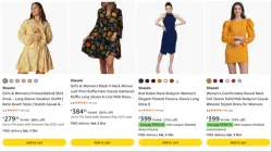 Shasmi Womens dresses upto 86% discount