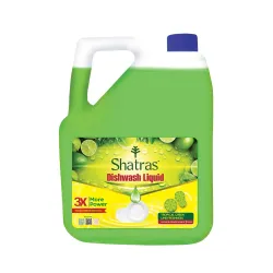 Shatras Dishwash Liquid – Tropical Green Lime Freshness | Tough Grease Removal