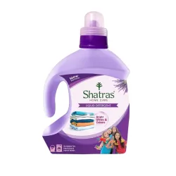Shatras Eco-Friendly Laundry Liquid Detergent 1 Liter | Suitable for All Types of Clothes | Concentrated Liquid Detergent for Top-Load & Front-Load Washing Machines | Tough Stain Removal & F...