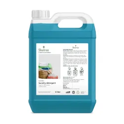 Shatras Laundry Liquid Detergent 5 Liter | Eco-Friendly Natural Laundry Care | Suitable for Top & Front Load Washing Machines | Ideal for Machine Wash & Hand Wash | Gentle Cleaning for All Types of Clothes