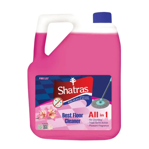 Image of Shatras Pink Lily Disinfectant Floor Cleaner Liquid 5 Liter