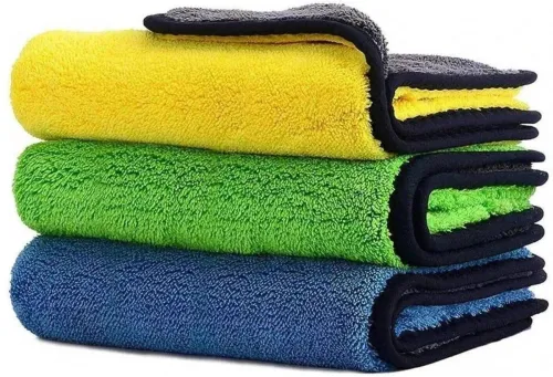 Image of Sheen Microfiber Vehicle Washing Cloth (Pack Of 3, 800 GSM)