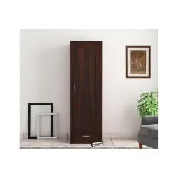 Sheesham Wood Wardrobe with 1 Drawer and 4 Shelves Storage for Bedroom