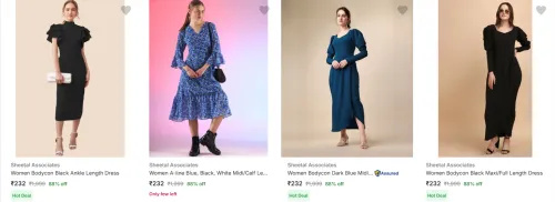 Image of Sheetal Associates Women's Dresses upto 88% Discount