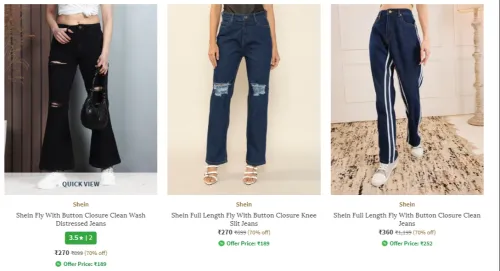 Image of uSHEIN Shein Fly Women Clothing Upto 70% Discount