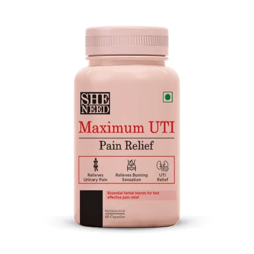 Image of SheNeed Maximum UTI Pain Relief 60 Capsule