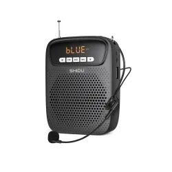 SHIDU Bluetooth Voice Amplifier for Teachers, Voice Amplifier with Wired Microphone Personal Megaphone PA System Support