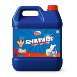 Shimmer Toilet Cleaner, 5L Mega Jar | Original Liquid Cleaner | Powerful Toilet Cleaner | All in One Purpose Cleaner | H