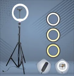 SHINEON 10“ Ring light mobile with stand 