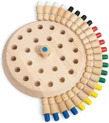 SHINETOY Wooden Memory Match Stick Chess Game Kids Educational