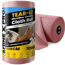 ShineXPro Microfiber Cleaning Cloth Roll, 20 Pcs Pack of 1