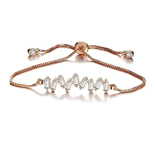 Image of Shining Diva Fashion Full Crystal Charm Bracelet for Women