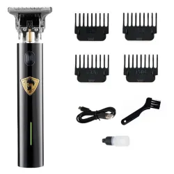 SHINON SH-2705 Electric Pro Li Outliner Cordless Rechargeable Grooming Kits T-Blade Close Cutting Trimmer for Men Zero G