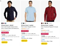 Shirt Starting @ ₹239